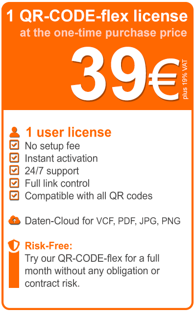 QR-CODE for print jobs with high print runs