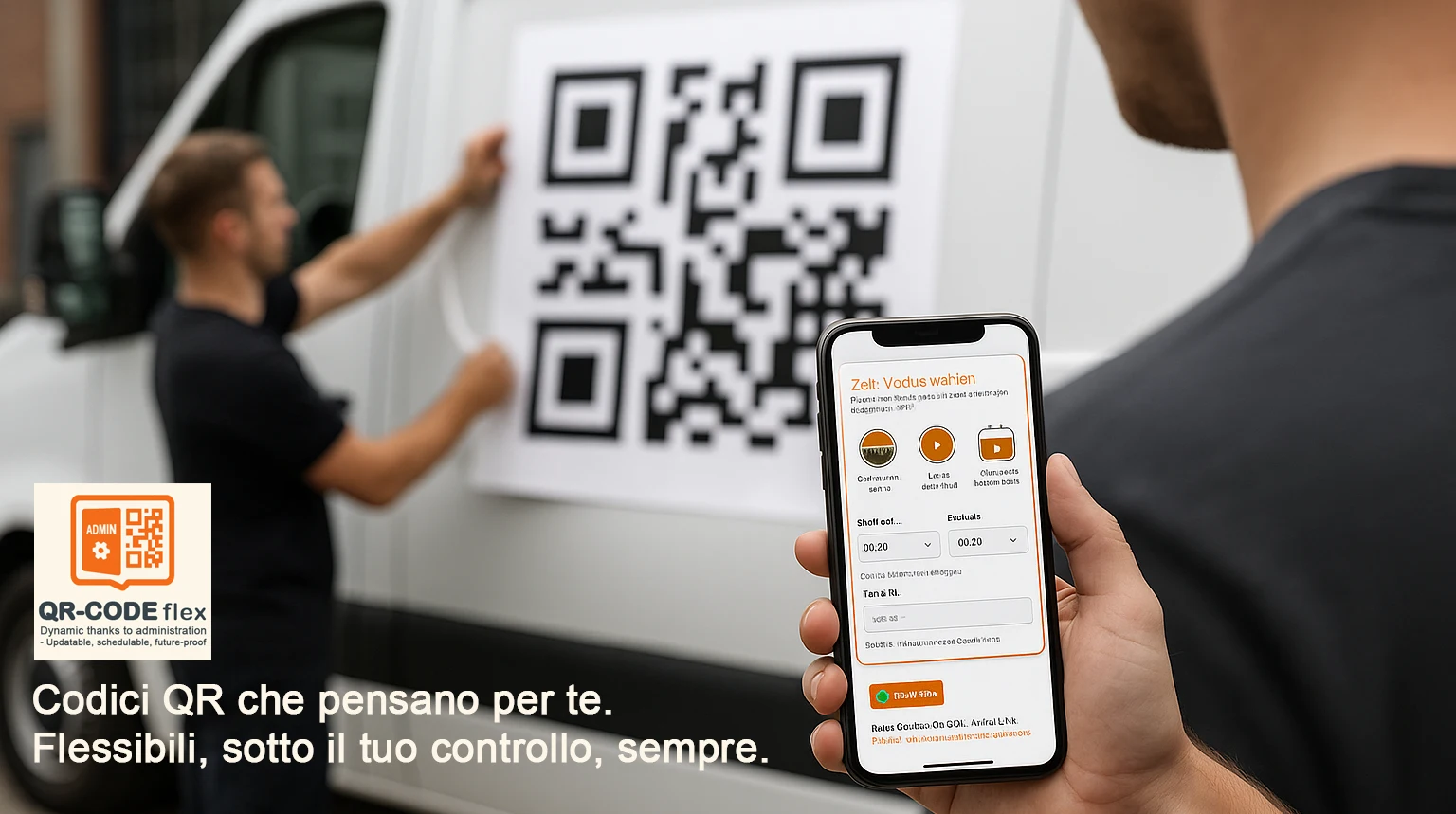 codici QR dinamici con amministrazione